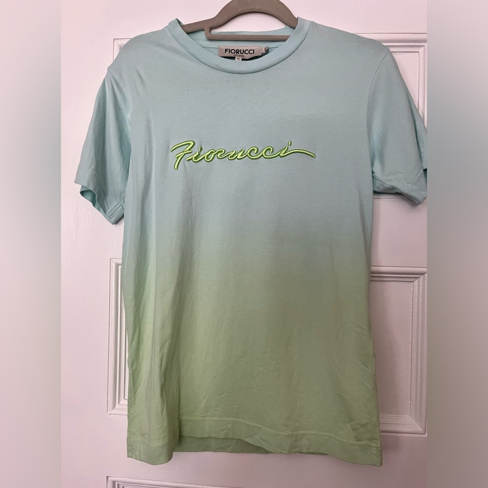 Fiorucci Gradient Squiggle Logo T-shirt - XS